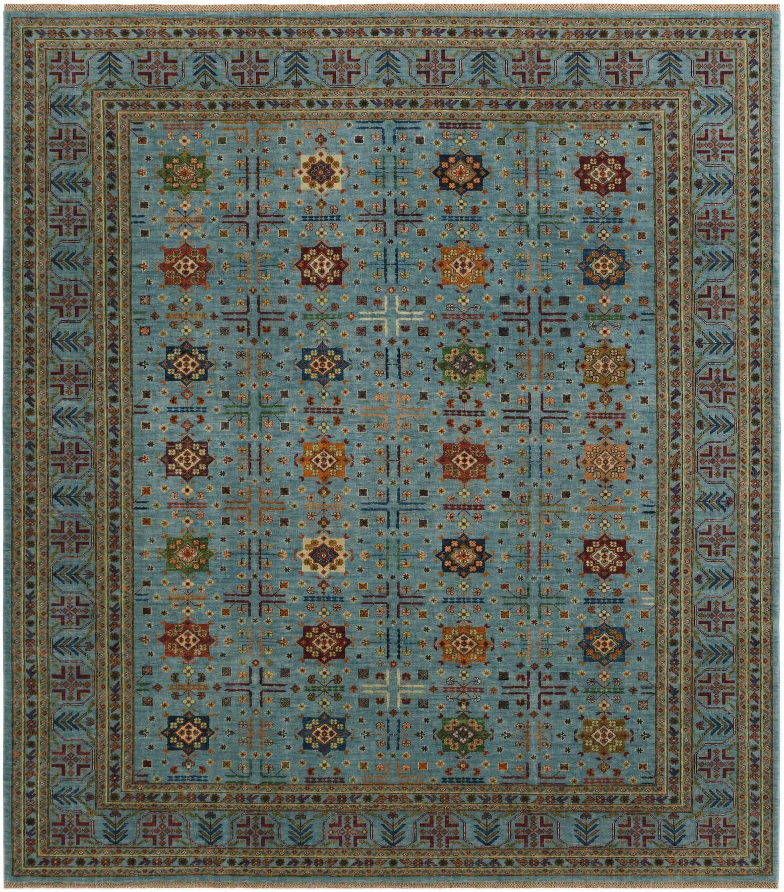 8' 6 x 9' 5 Hand Knotted Ariana Ziegler Rug