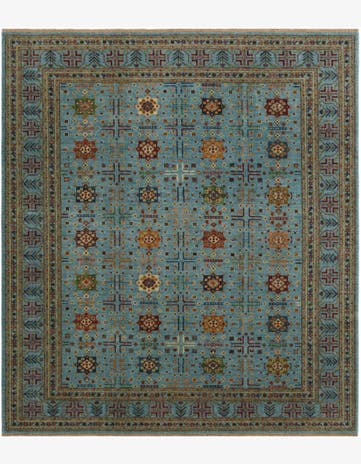8' 6 x 9' 5 Hand Knotted Ariana Ziegler Rug