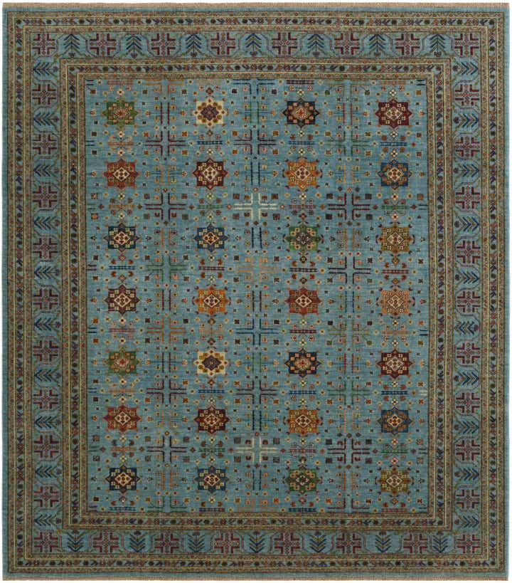 8' 6 x 9' 5 Hand Knotted Ariana Ziegler Rug