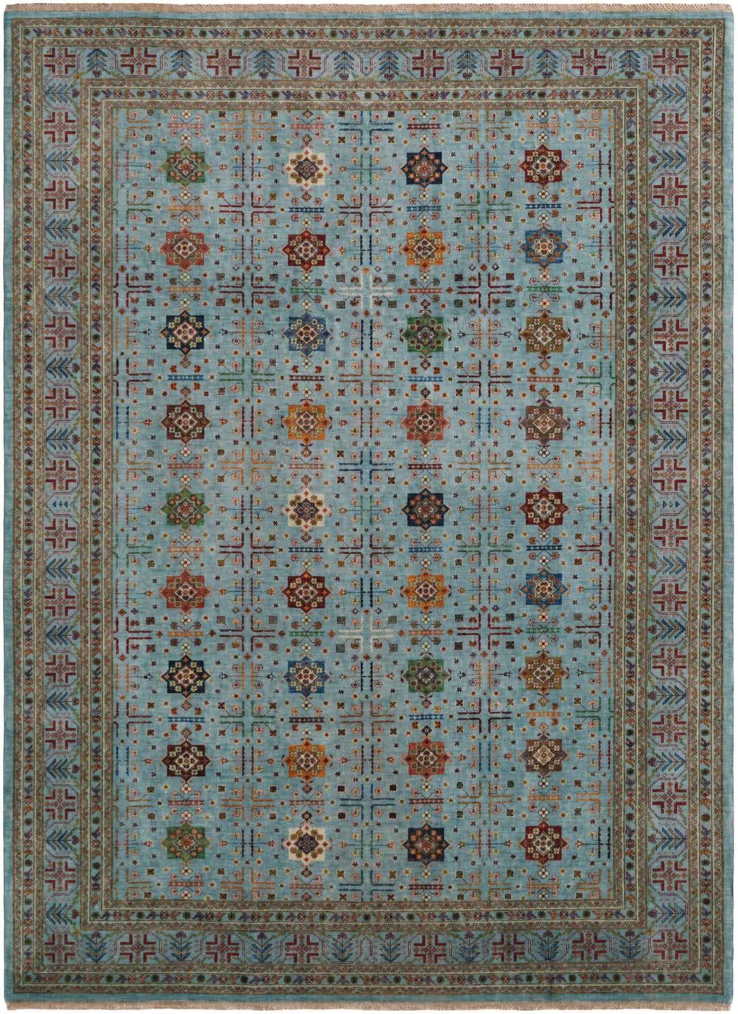 8' 9 x 11' 11 Hand Knotted Ariana Ziegler Rug