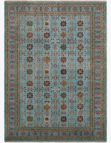 8' 9 x 11' 11 Hand Knotted Ariana Ziegler Rug