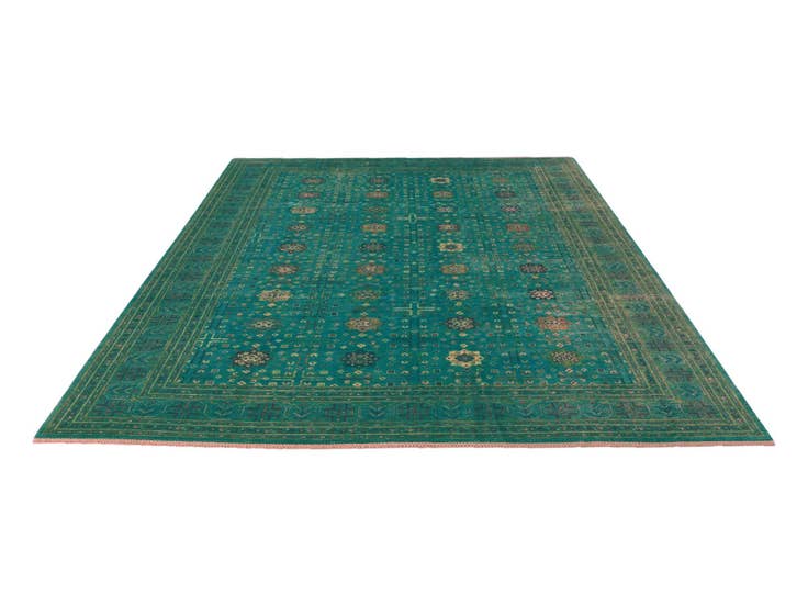 Detail image of 9' 1 x 12' 6 Hand Knotted Ariana Ziegler Rug