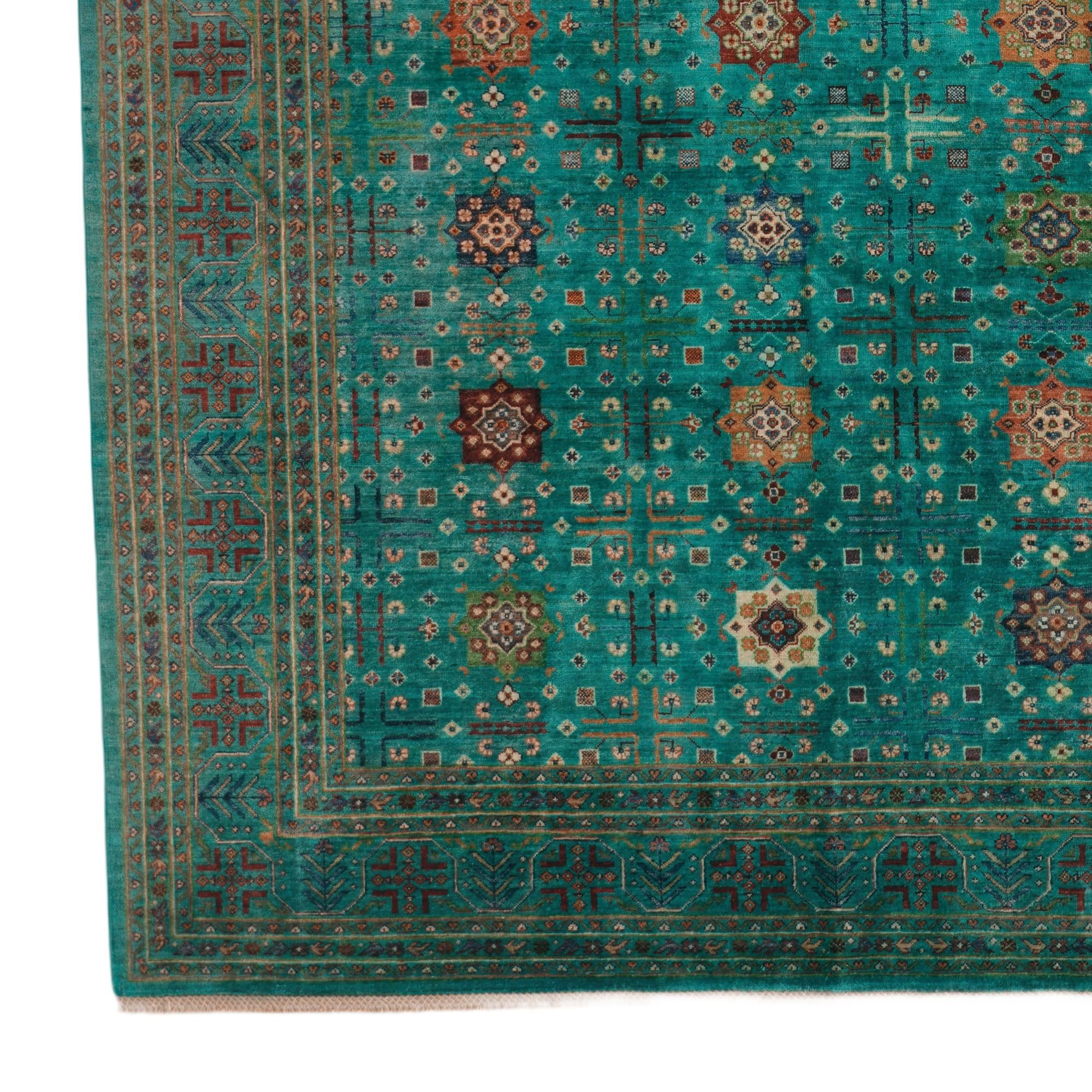 9' 1 x 12' 6 Hand Knotted Ariana Ziegler Rug