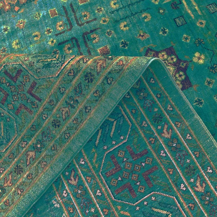 Detail image of 9' 1 x 12' 6 Hand Knotted Ariana Ziegler Rug
