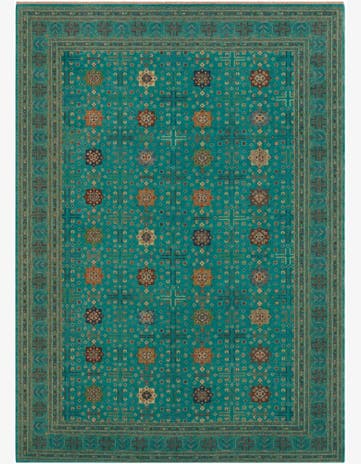 9' 1 x 12' 6 Hand Knotted Ariana Ziegler Rug