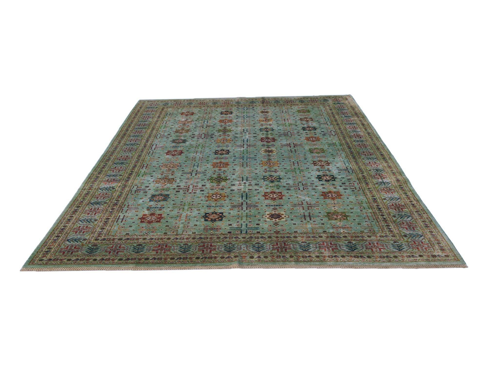 8' 8 x 11' 2 Hand Knotted Ariana Ziegler Rug