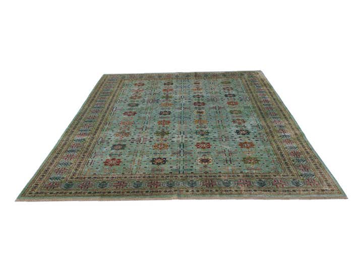 8' 8 x 11' 2 Hand Knotted Ariana Ziegler Rug