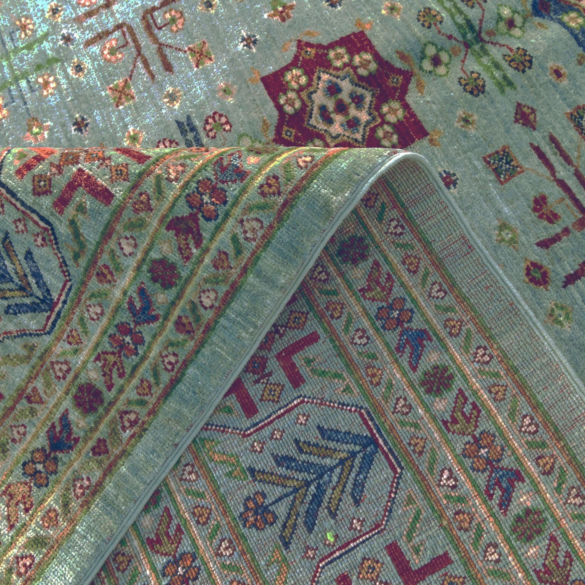 8' 8 x 11' 2 Hand Knotted Ariana Ziegler Rug