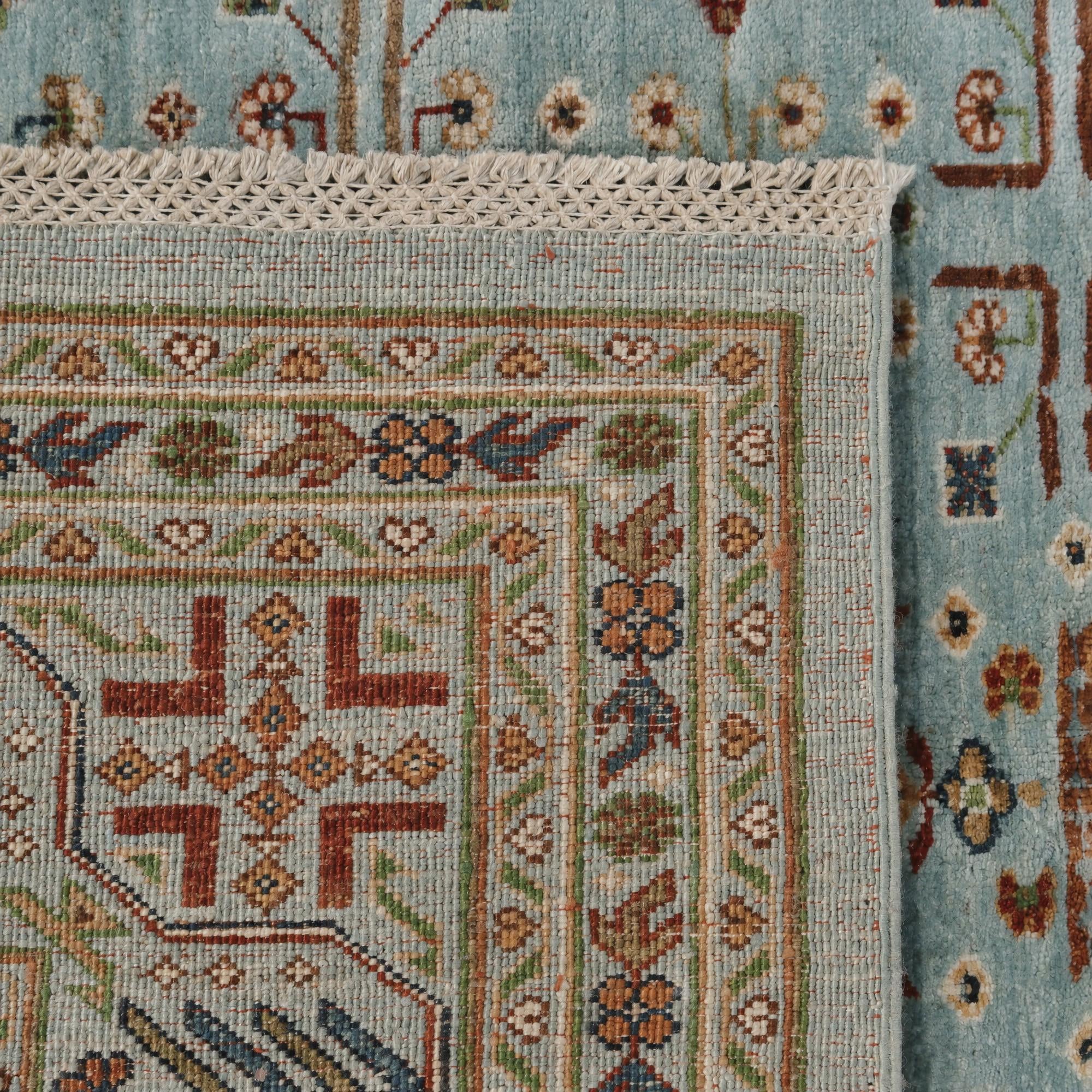 8' 8 x 11' 2 Hand Knotted Ariana Ziegler Rug
