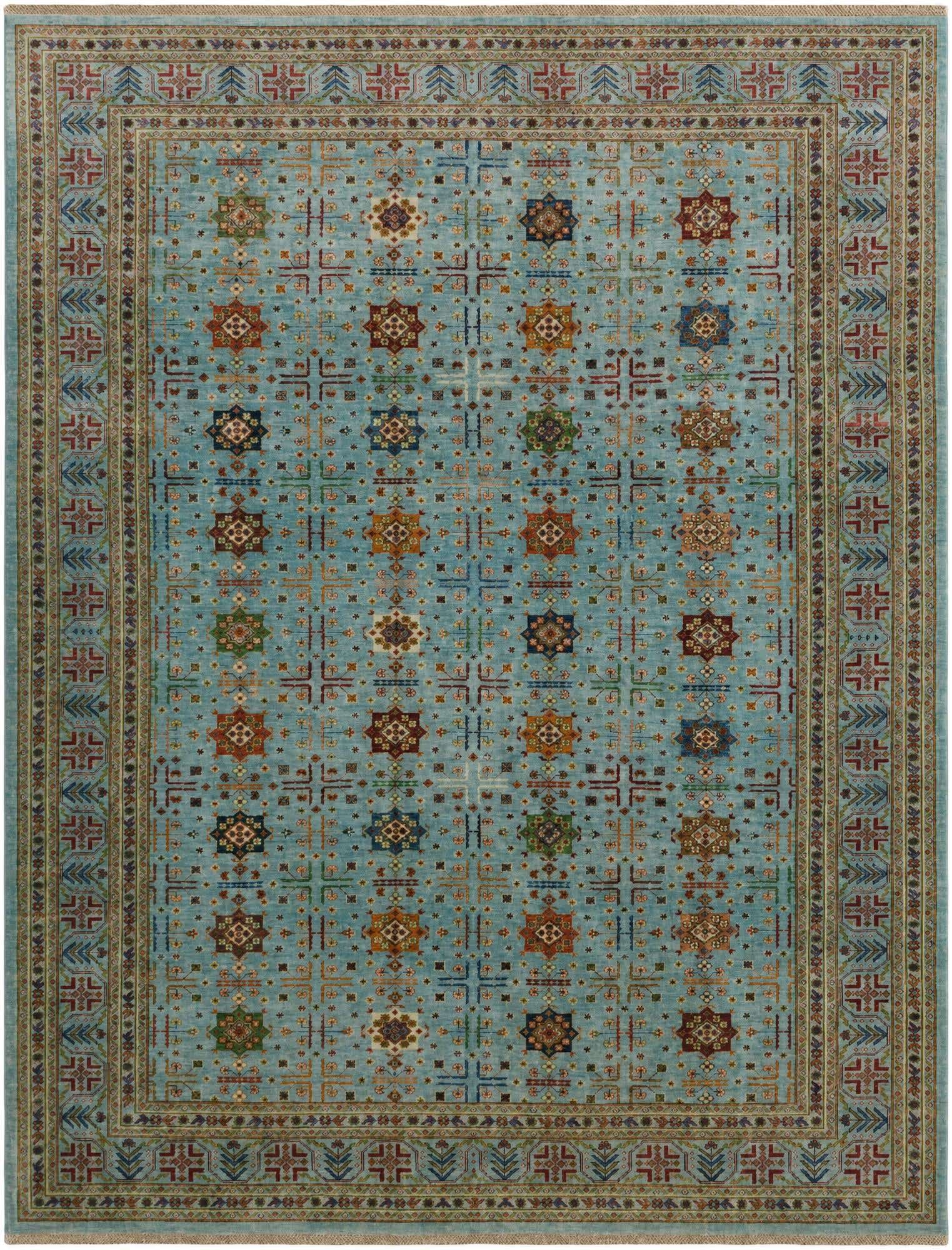 8' 8 x 11' 2 Hand Knotted Ariana Ziegler Rug