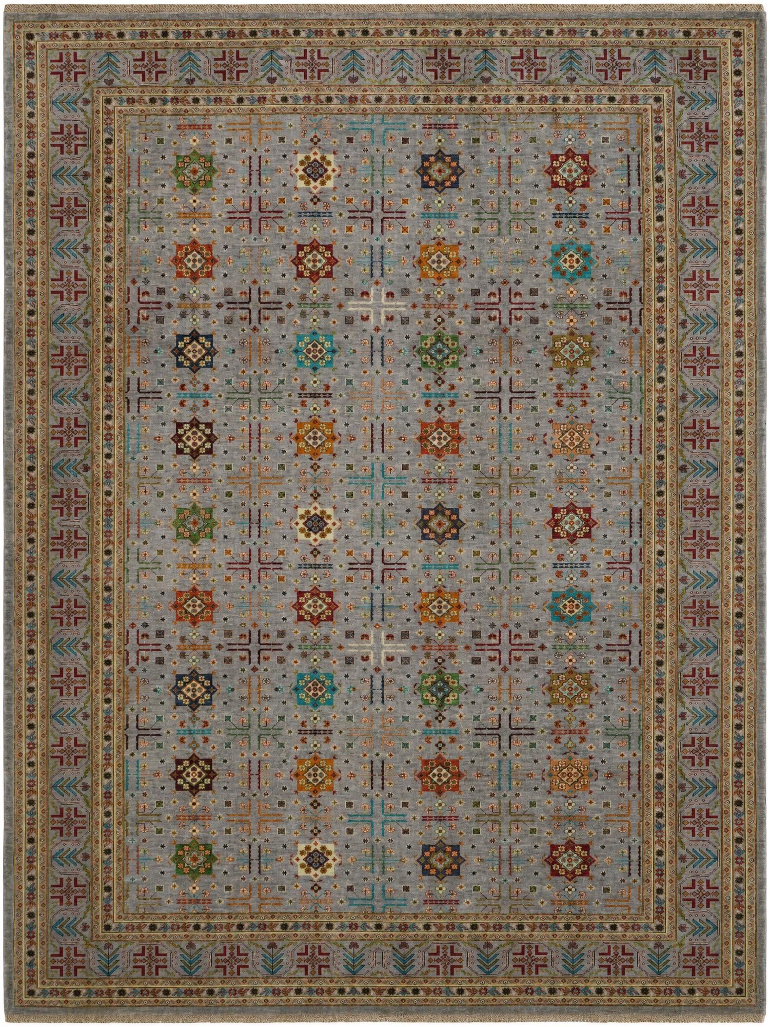 9' x 11' 9 Hand Knotted Ariana Ziegler Rug