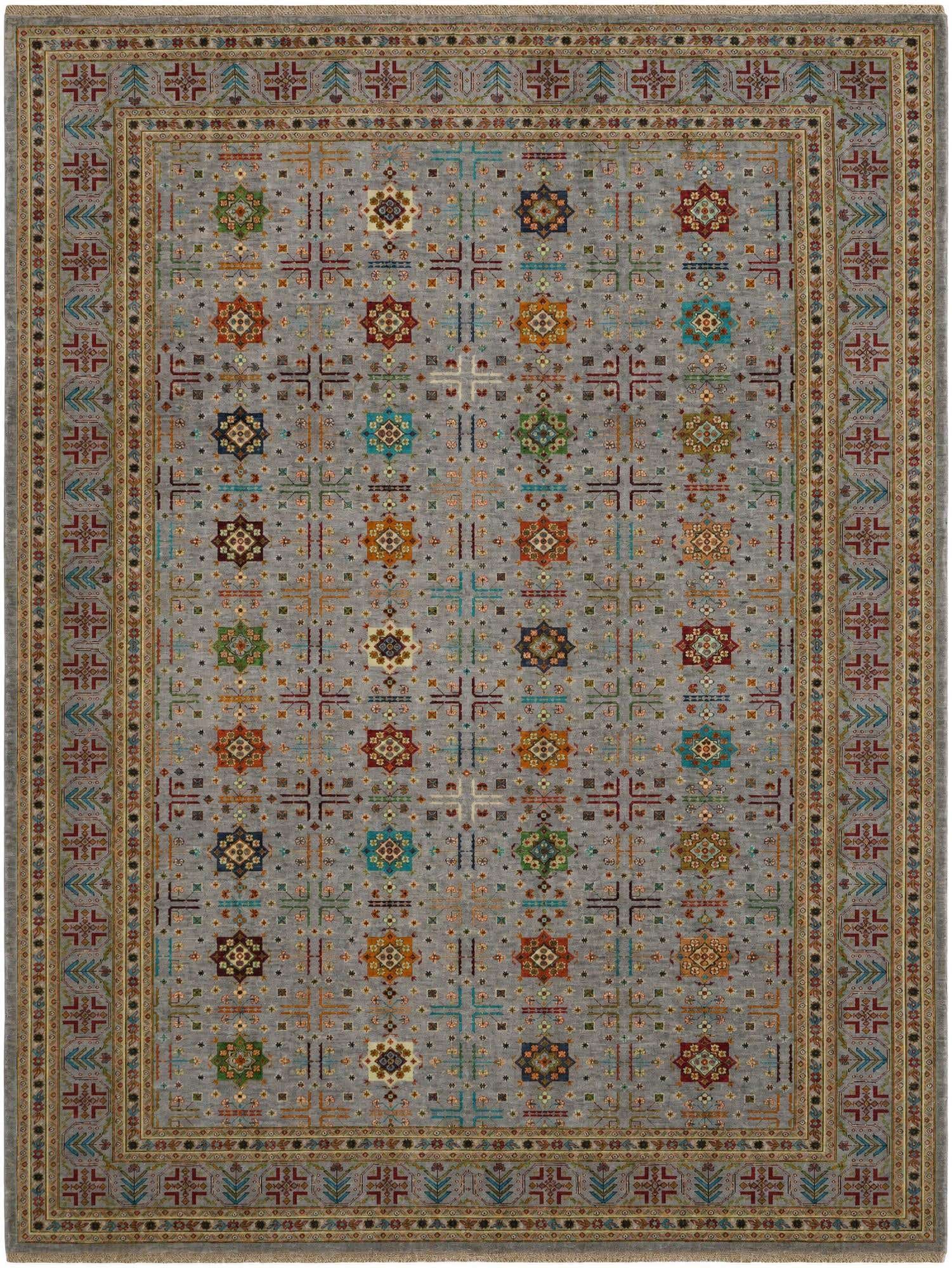 9' x 11' 9 Hand Knotted Ariana Ziegler Rug