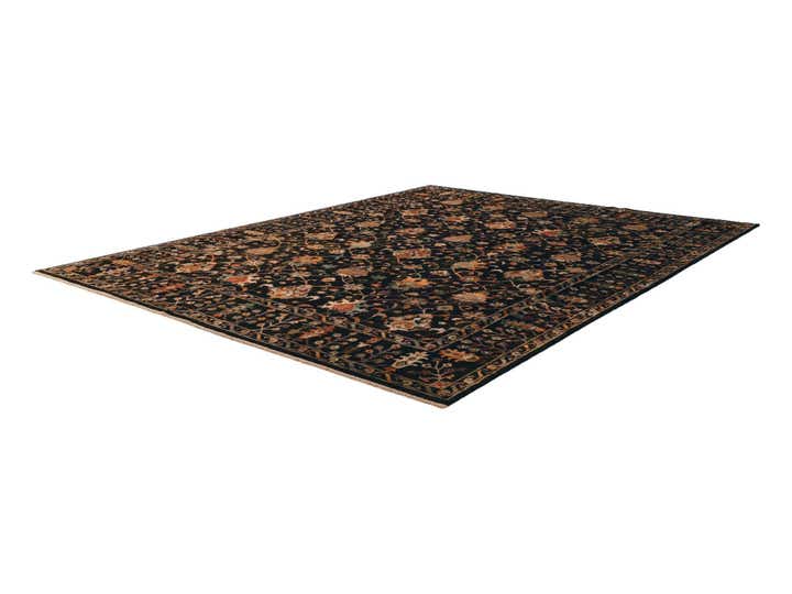 9' 4 x 12' Hand Knotted Ariana Ziegler Rug