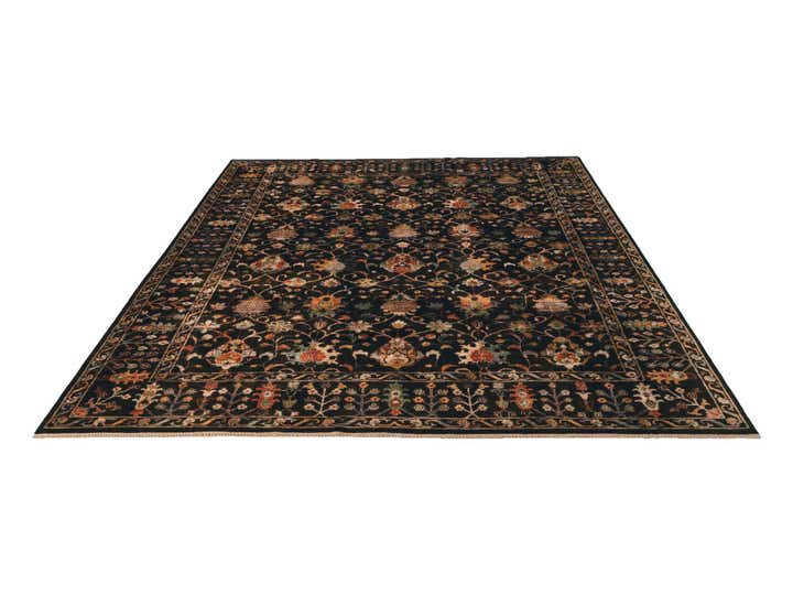 9' 4 x 12' Hand Knotted Ariana Ziegler Rug