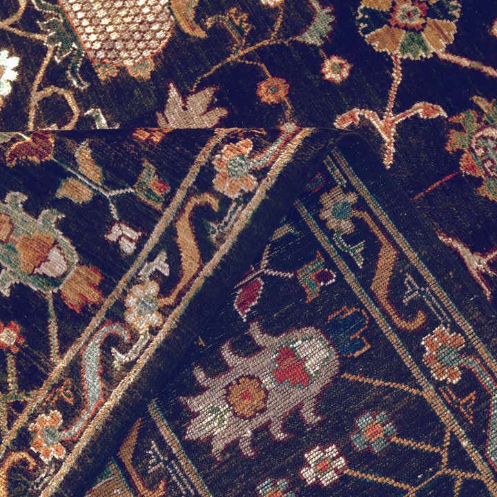 9' 4 x 12' Hand Knotted Ariana Ziegler Rug