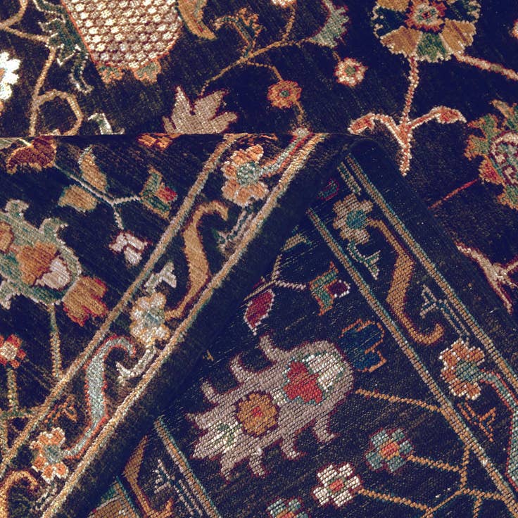 Detail image of 9' 4 x 12' Hand Knotted Ariana Ziegler Rug