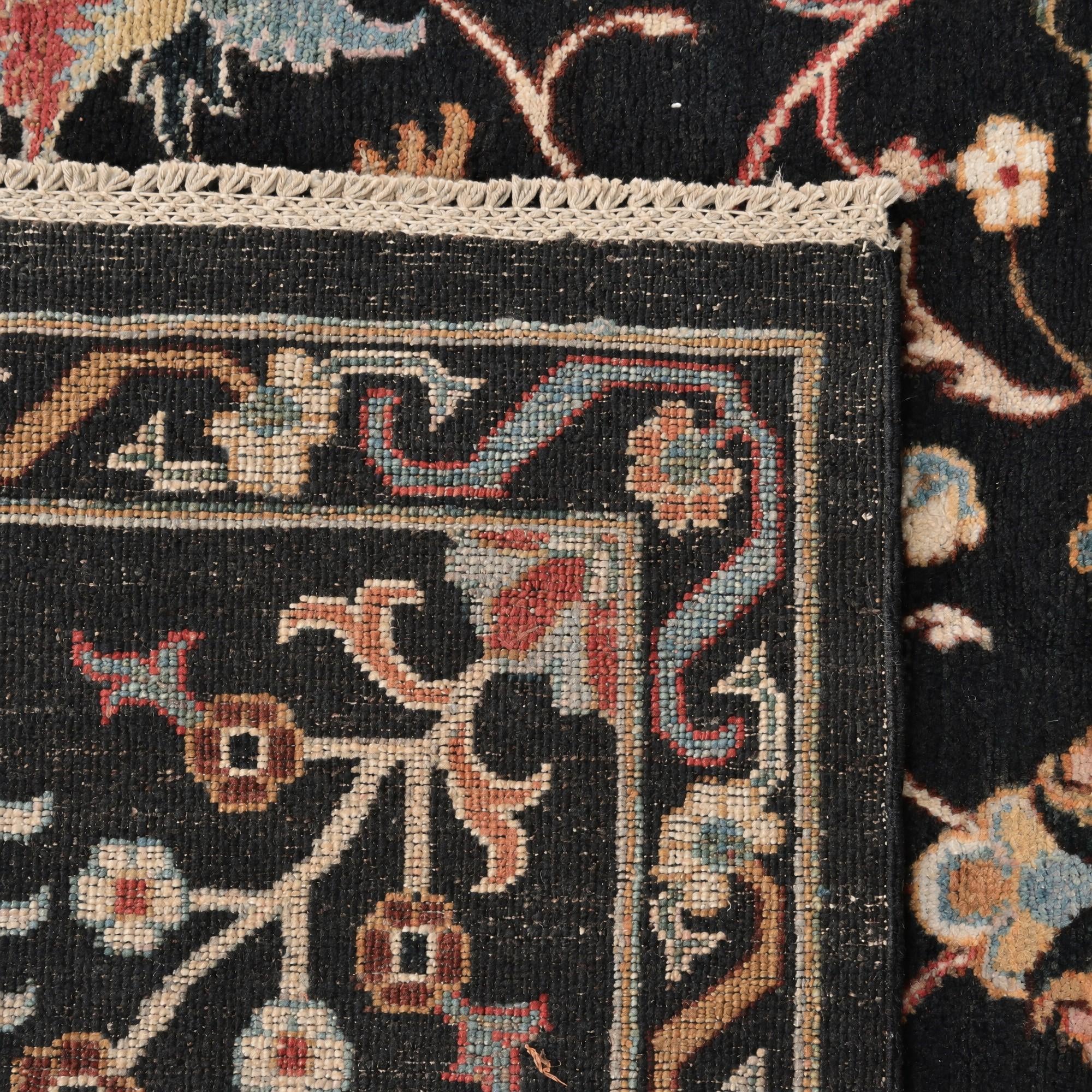 9' 4 x 12' Hand Knotted Ariana Ziegler Rug