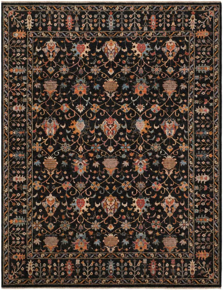 9' 4 x 12' Hand Knotted Ariana Ziegler Rug