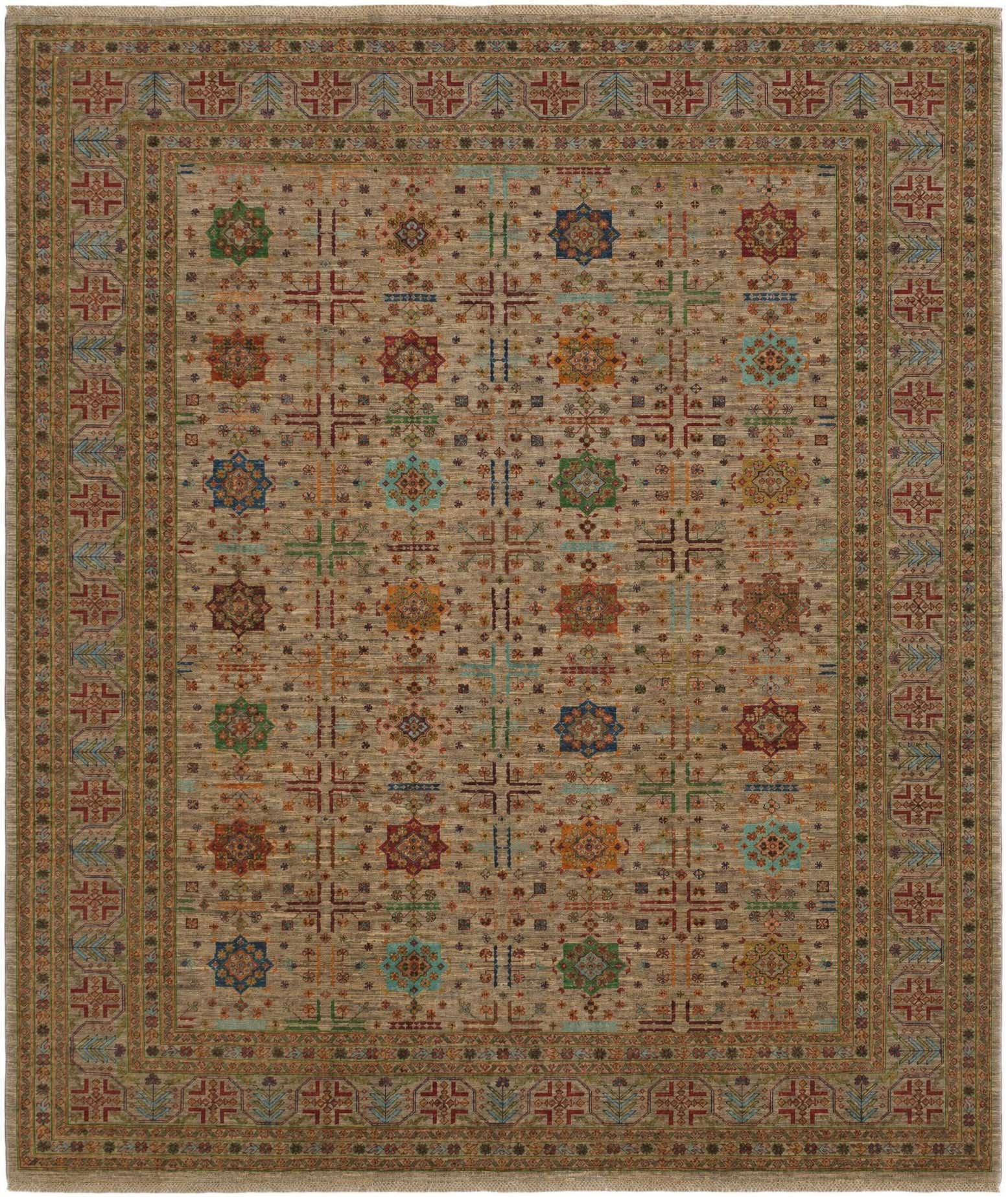 8' 4 x 9' 8 Hand Knotted Ariana Ziegler Rug