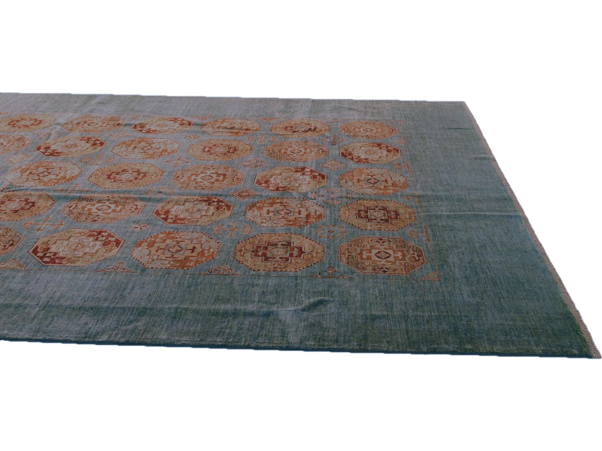 8' 4 x 11' 2 Hand Knotted Ariana Ziegler Rug