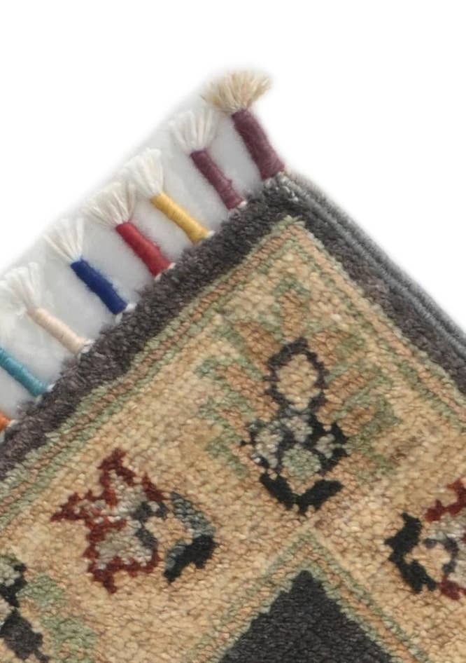 Detail image of 1' 11 x 2' 10 Hand Knotted Ariana Ziegler Rug