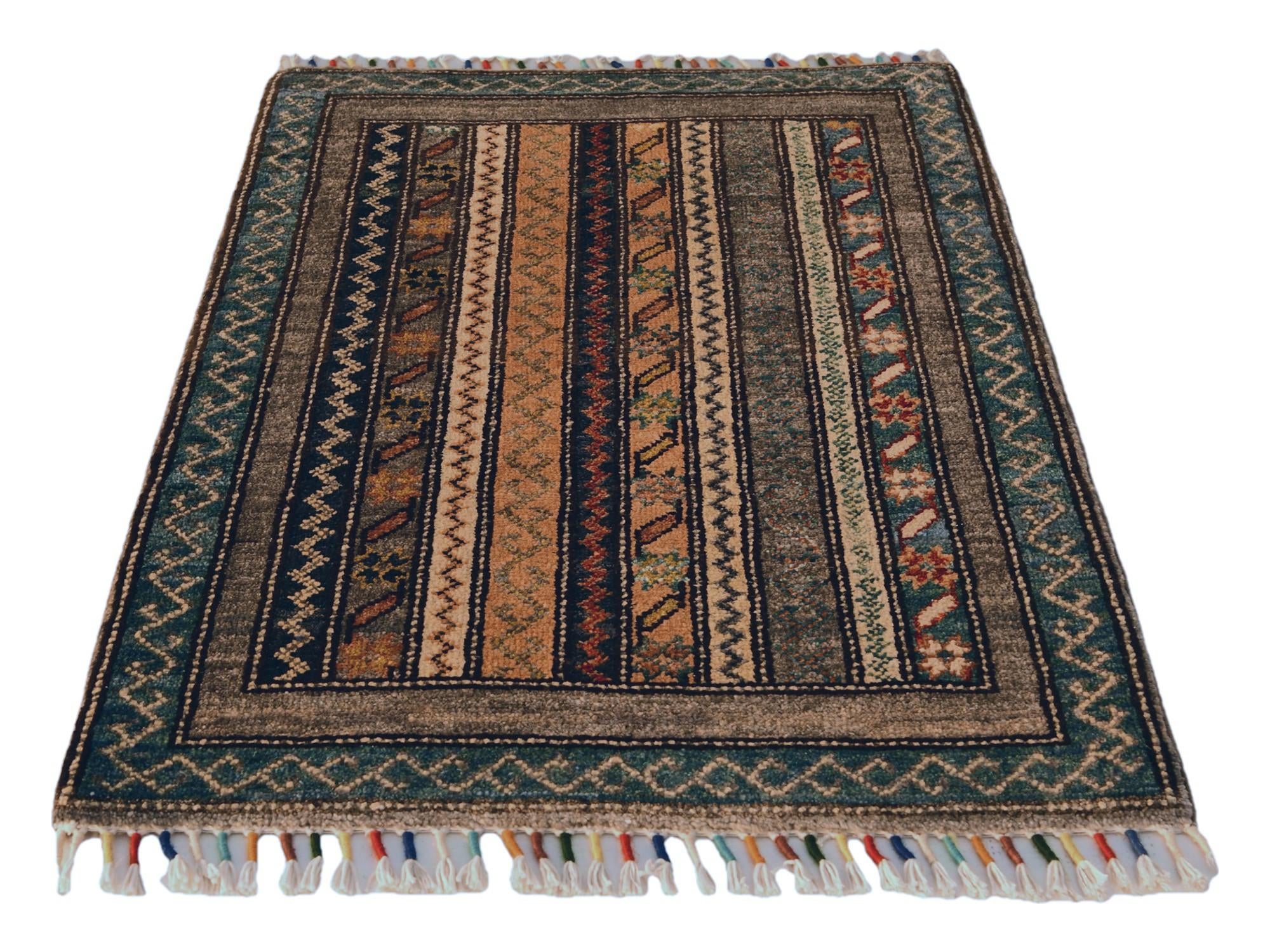 2' x 2' 10 Hand Knotted Ariana Ziegler Rug