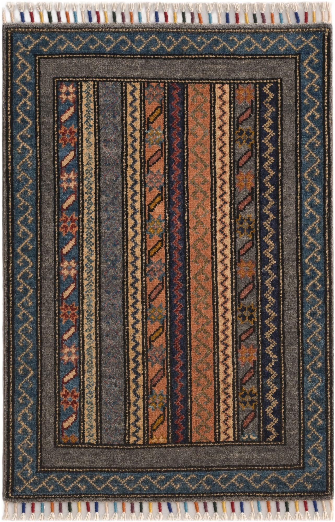 2' x 2' 10 Hand Knotted Ariana Ziegler Rug