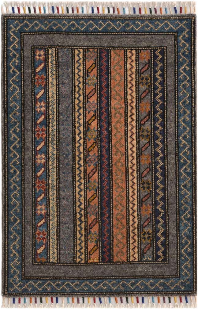 2' x 2' 10 Hand Knotted Ariana Ziegler Rug
