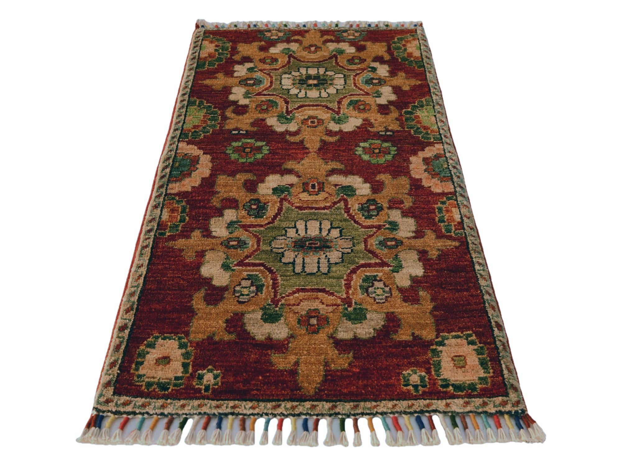 1' 9 x 3' 7 Hand Knotted Ariana Ziegler Rug