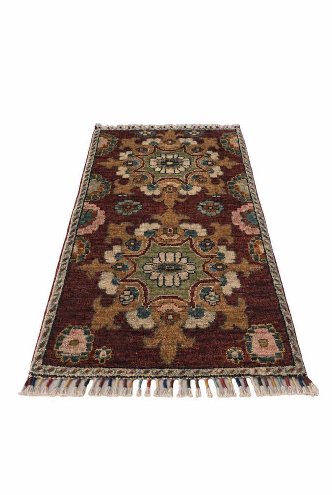 1' 9 x 3' 7 Hand Knotted Ariana Ziegler Rug