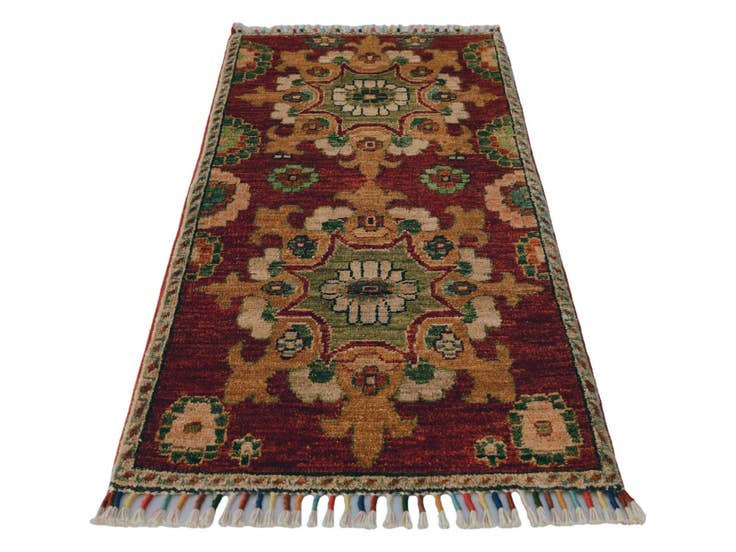 Detail image of 1' 9 x 3' 7 Hand Knotted Ariana Ziegler Rug