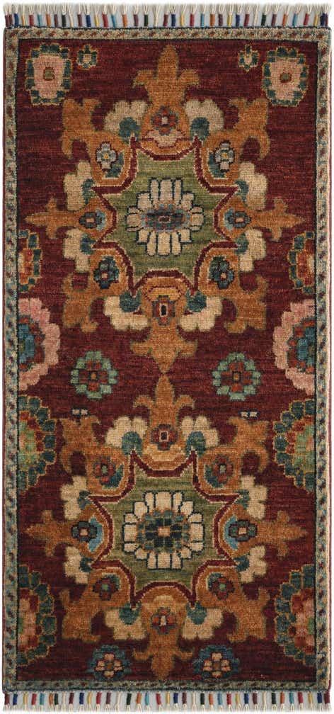 1' 9 x 3' 7 Hand Knotted Ariana Ziegler Rug