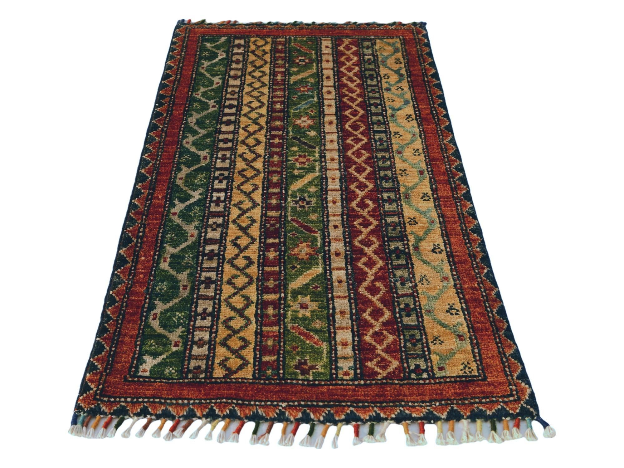 1' 8 x 3' 1 Hand Knotted Ariana Ziegler Rug