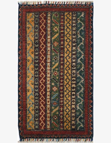 1' 8 x 3' 1 Hand Knotted Ariana Ziegler Rug