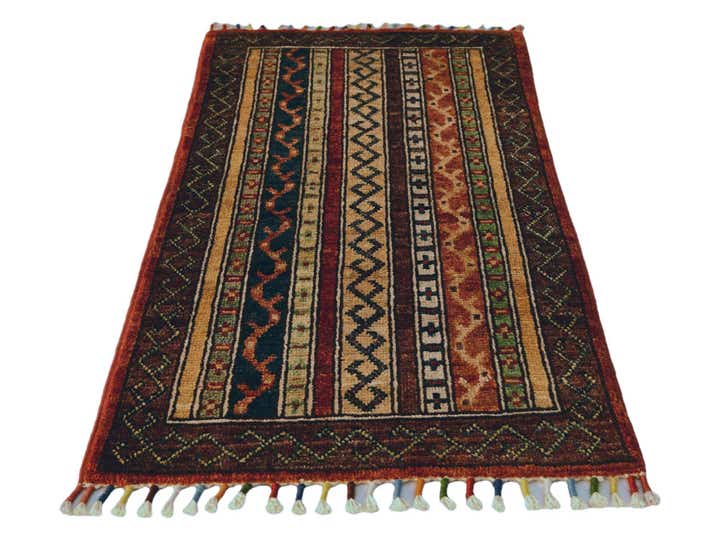 1' 8 x 3' 3 Hand Knotted Ariana Ziegler Rug