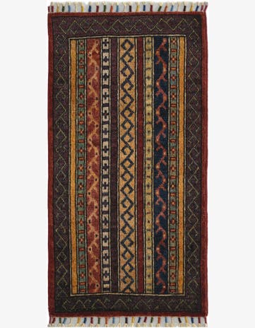 1' 8 x 3' 3 Hand Knotted Ariana Ziegler Rug