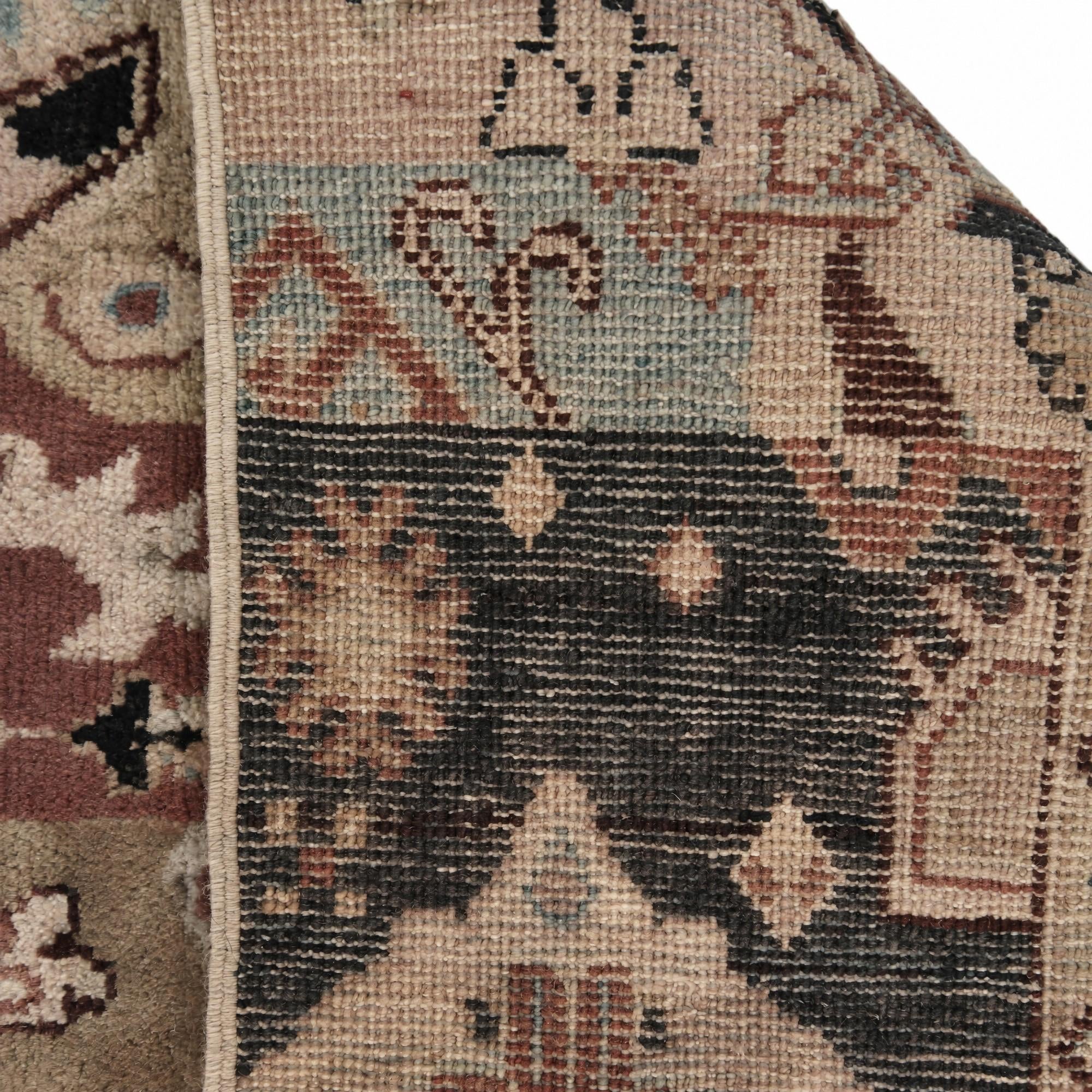 60cm x 85cm Hand Knotted Ariana Ziegler Rug