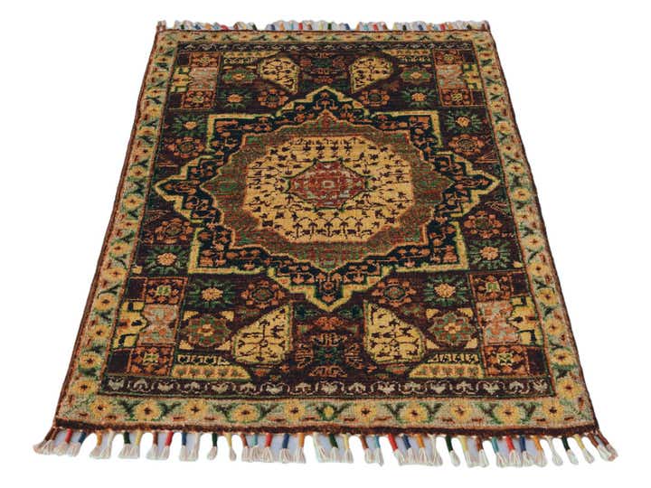 2' 1 x 2' 11 Hand Knotted Ariana Ziegler Rug