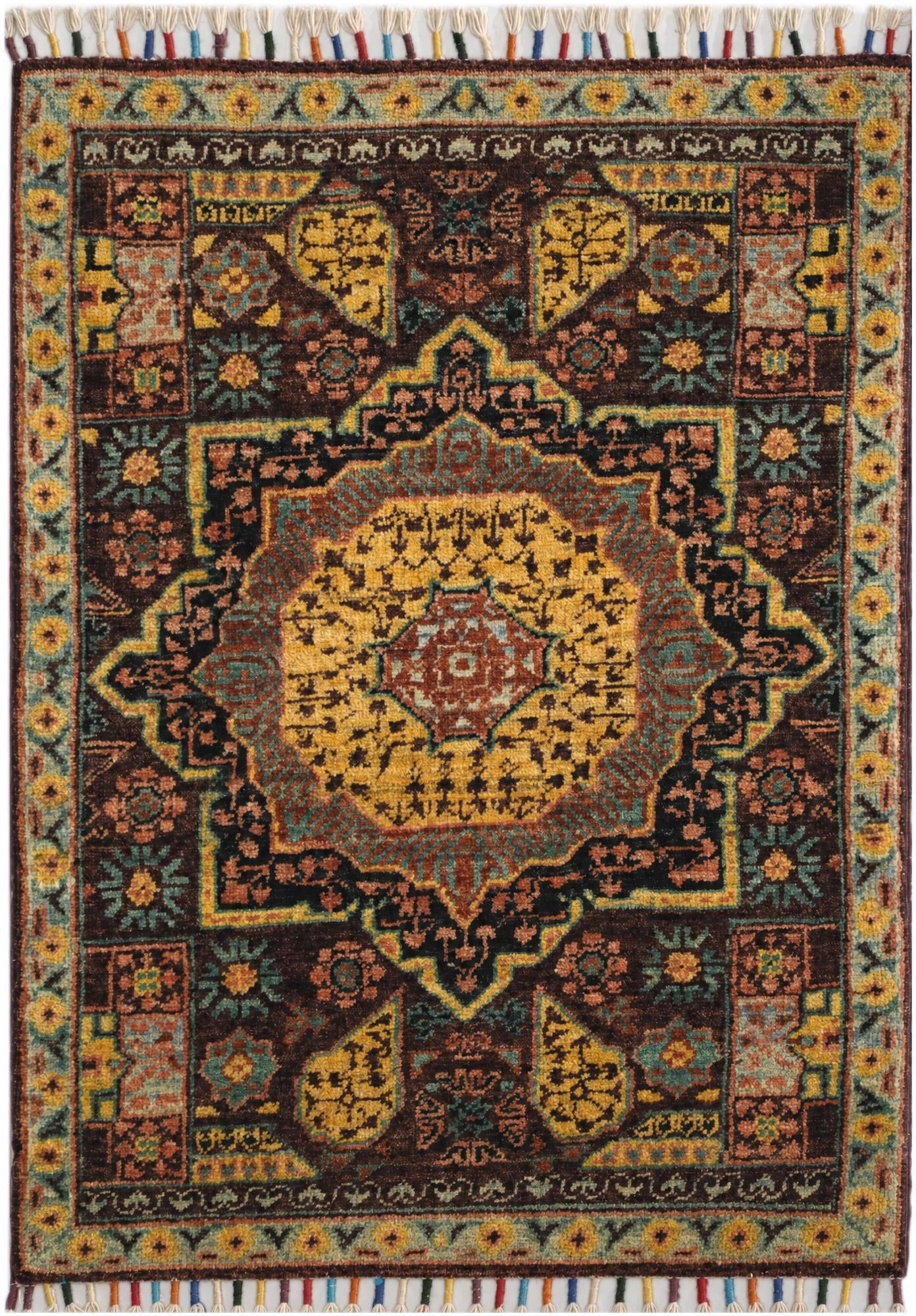 2' 1 x 2' 11 Hand Knotted Ariana Ziegler Rug