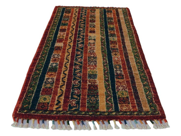 Detail image of 1' 8 x 3' 2 Hand Knotted Ariana Ziegler Rug