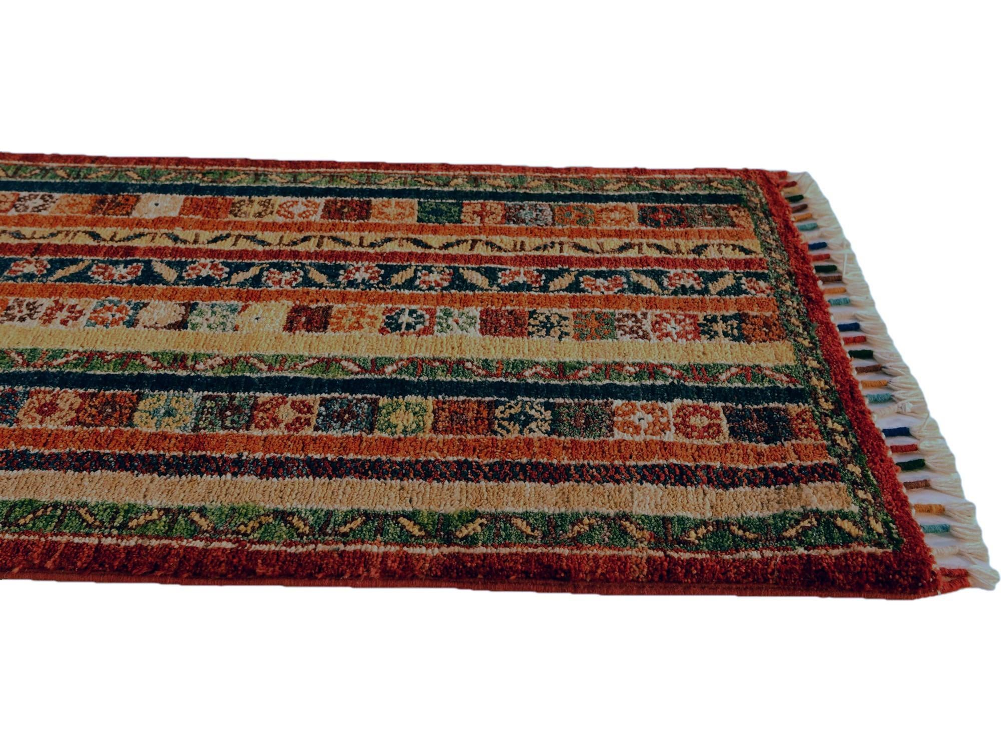 1' 8 x 3' 2 Hand Knotted Ariana Ziegler Rug