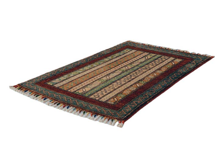 Detail image of 2' x 3' Hand Knotted Ariana Ziegler Rug