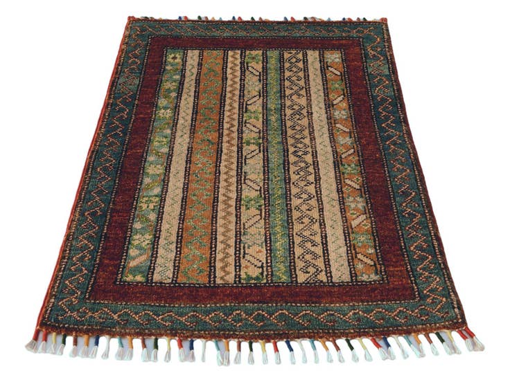 Detail image of 2' x 3' Hand Knotted Ariana Ziegler Rug
