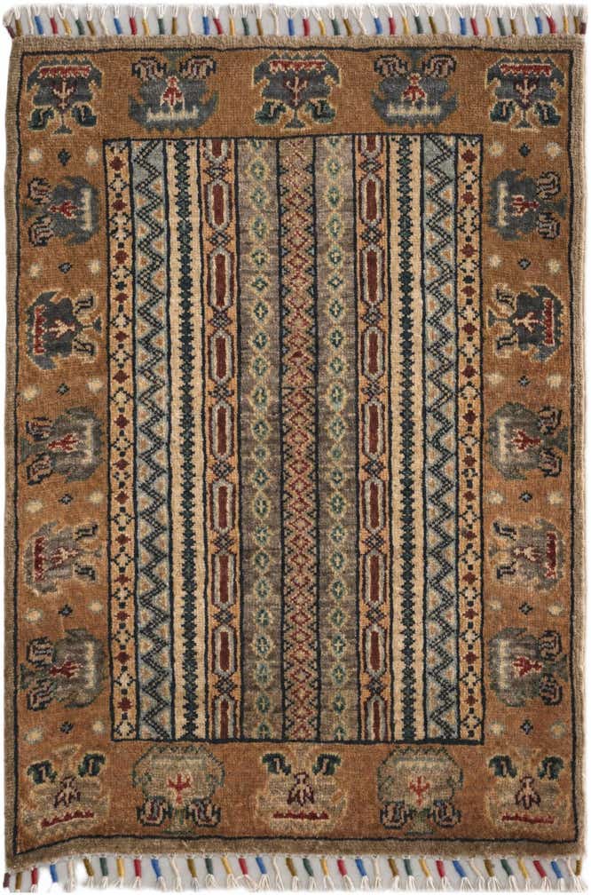 2' 1 x 3' Hand Knotted Ariana Ziegler Rug