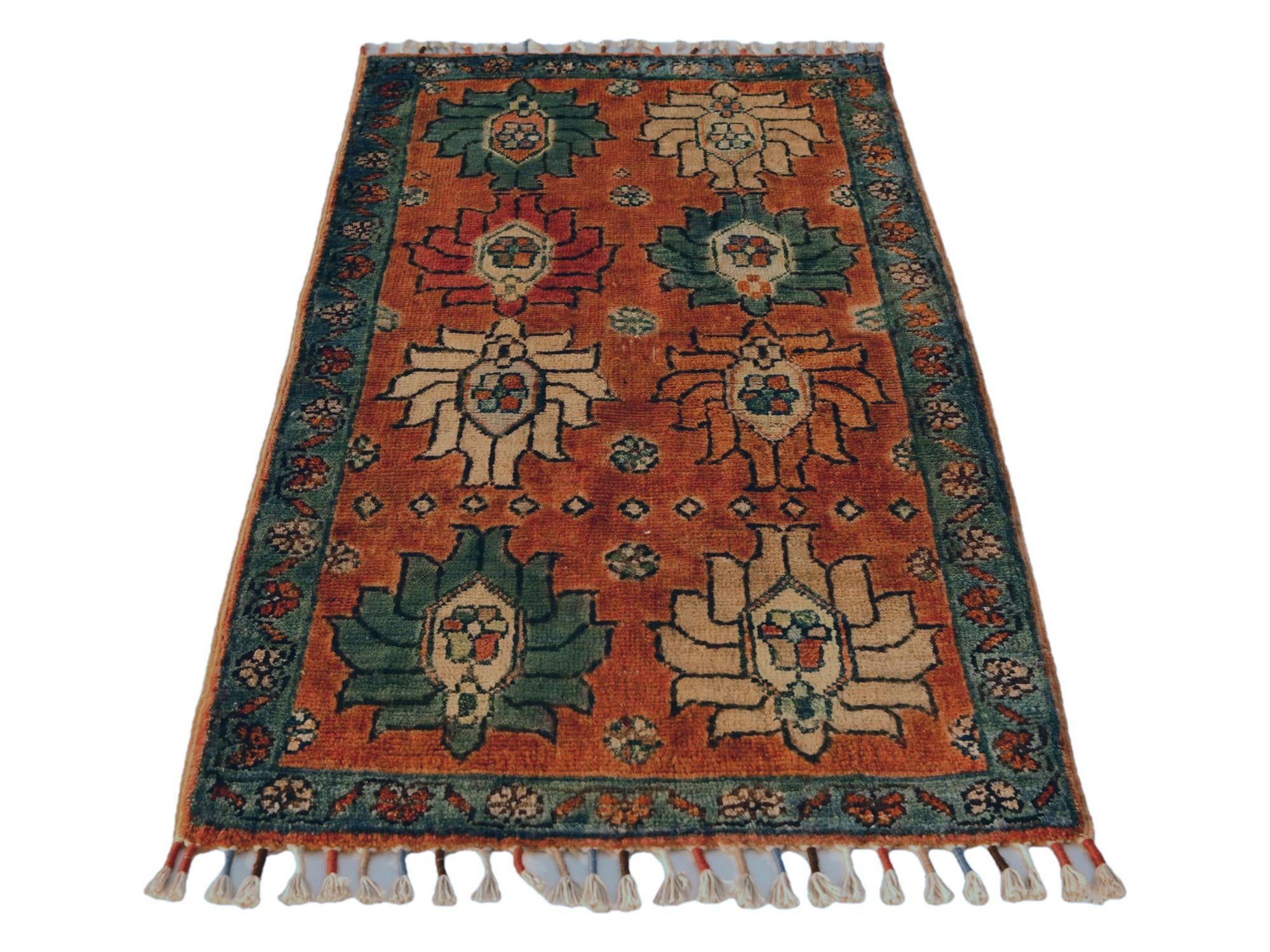 1' 9 x 3' 5 Hand Knotted Ariana Ziegler Rug