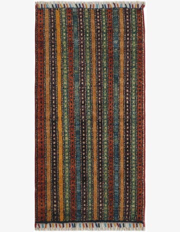 1' 7 x 3' 3 Hand Knotted Ariana Ziegler Rug