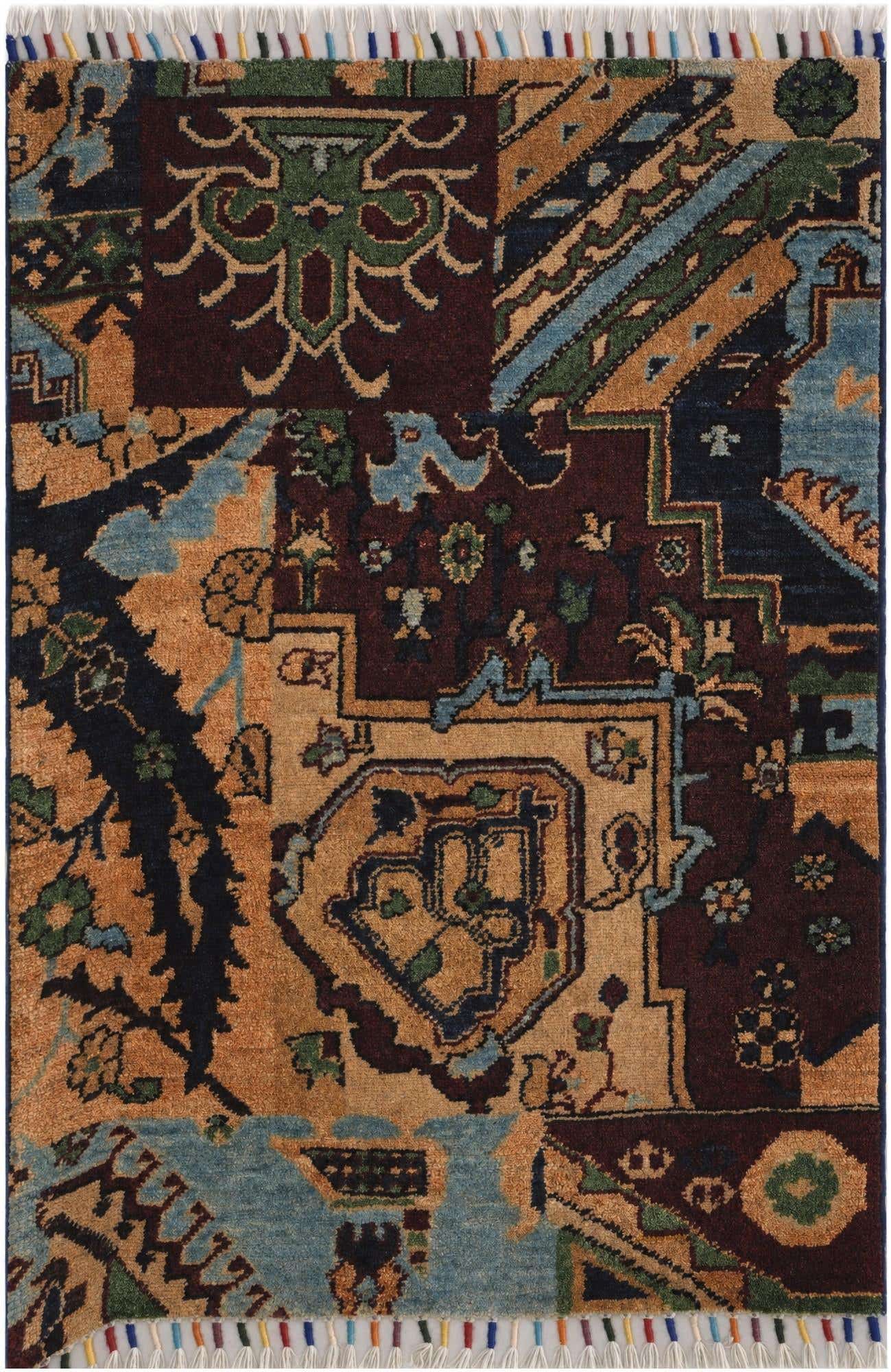 2' x 3' Hand Knotted Ariana Ziegler Rug