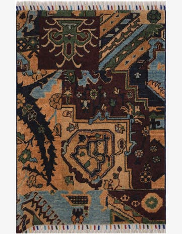 2' x 3' Hand Knotted Ariana Ziegler Rug