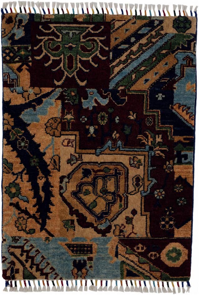 Detail image of 60cm x 90cm anudado a mano Ariana Ziegler Alfombra