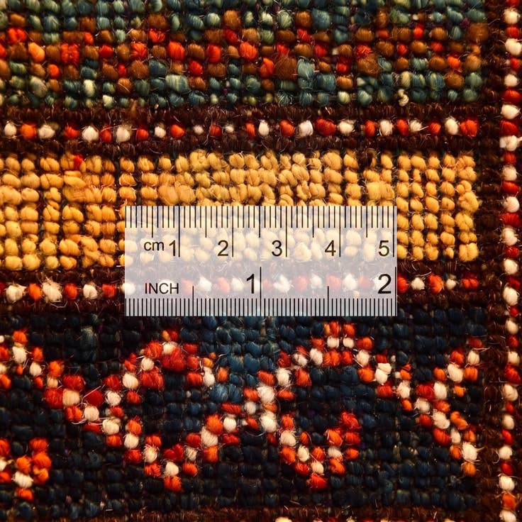 Detail image of 1' 8 x 3' 5 Hand Knotted Ariana Ziegler Rug
